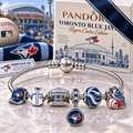 TBJ Silver Charm Bracelet Set NHVH