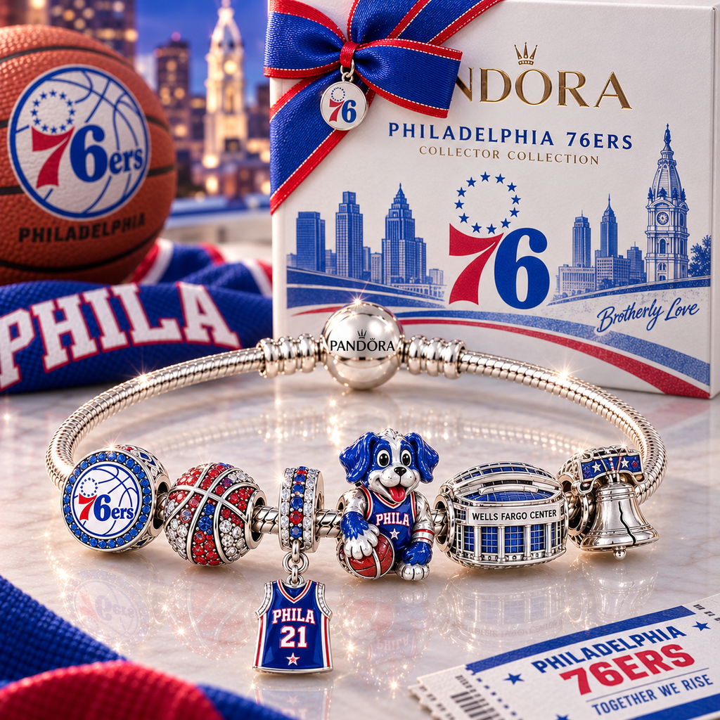 PL77 Silver Charm Bracelet Set VTH