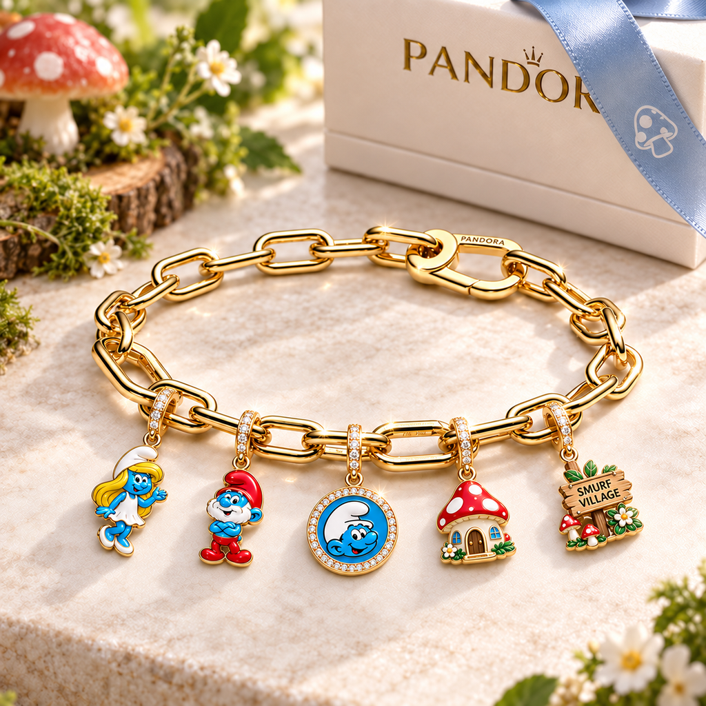 TSM Gold Charm Bracelet Set BMD