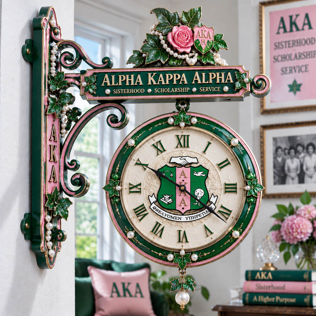 AKA Premium Illuminating Collector Wall Clock LNTH