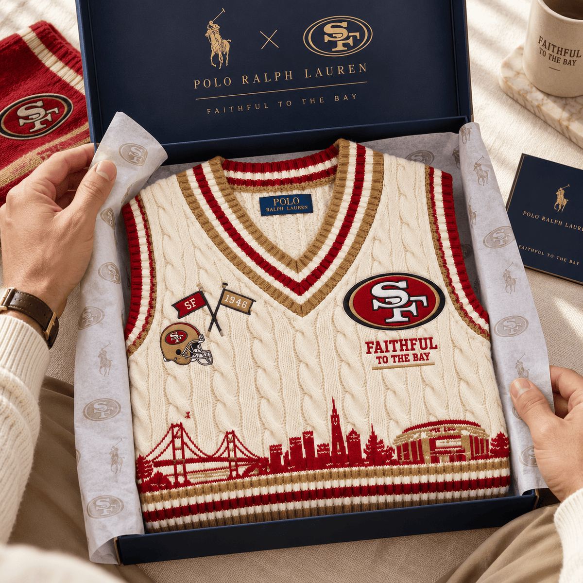 SF49 Premium Heritage Sweater Vest NTNA