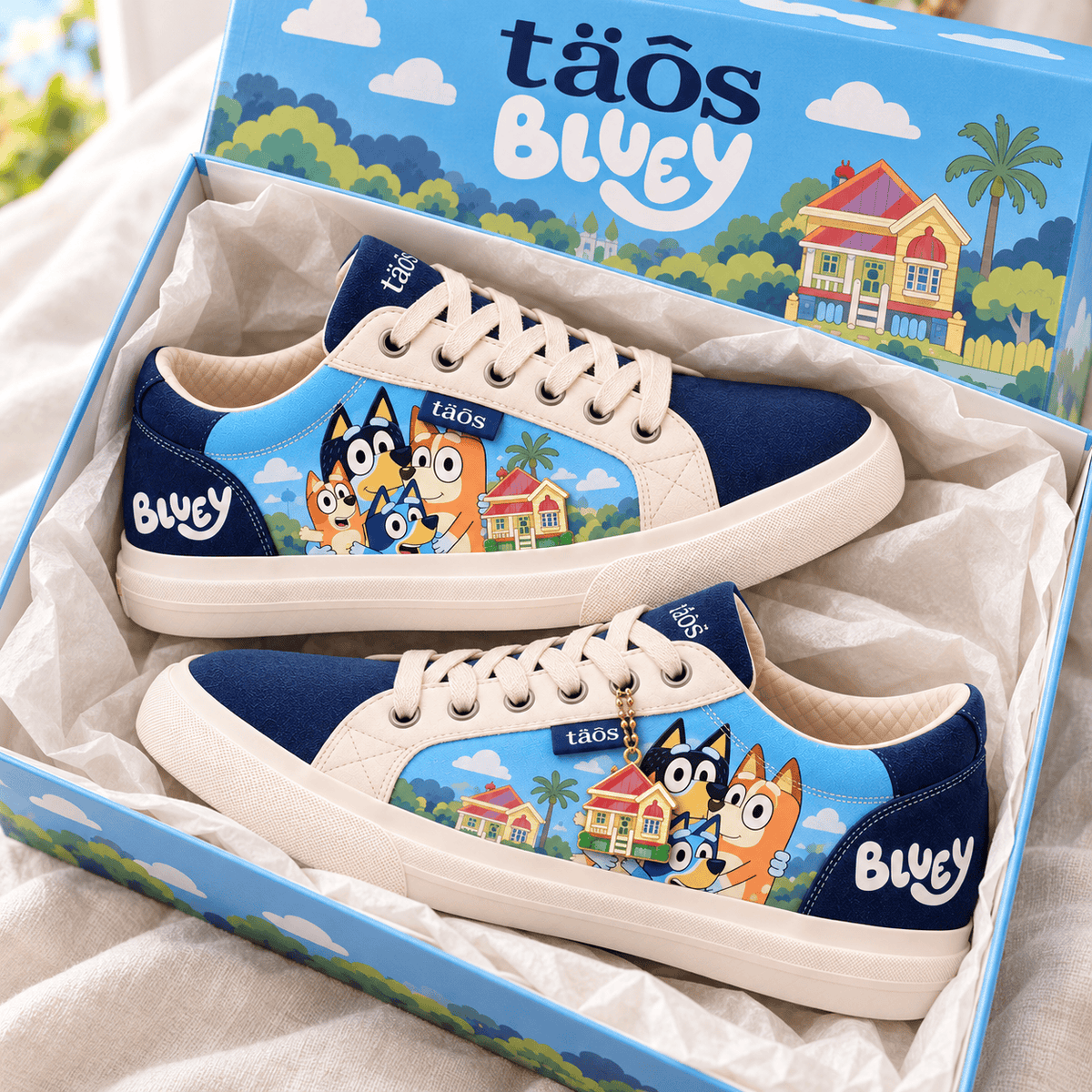 Premium BLU Collegiate Sneakers NTVA