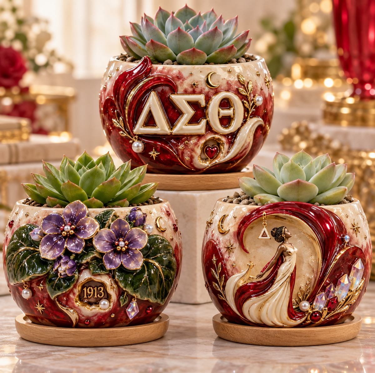 DST 3-Piece Succulent Planter Set HTTT