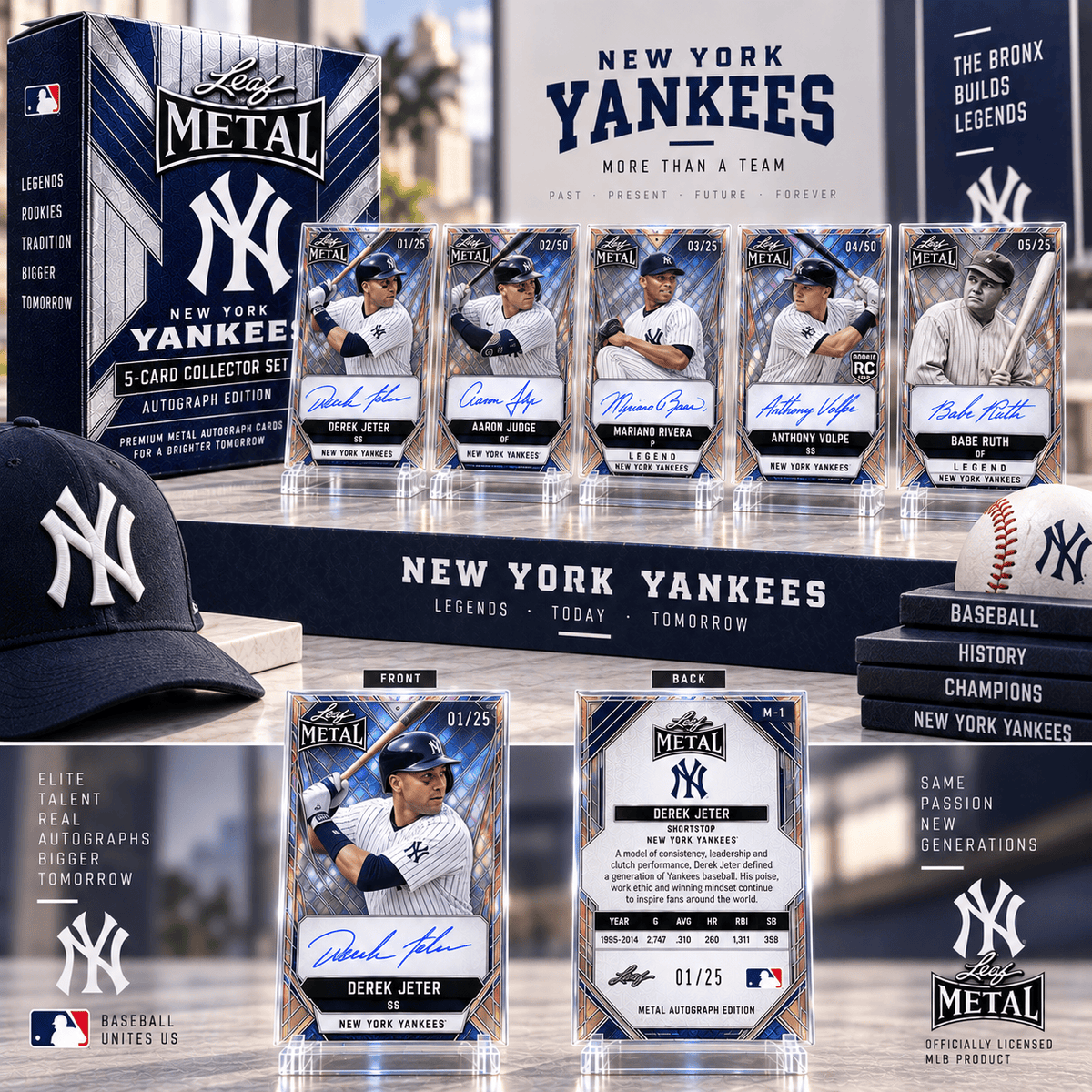 NYY Premium Card Collector’s Box Set BMD