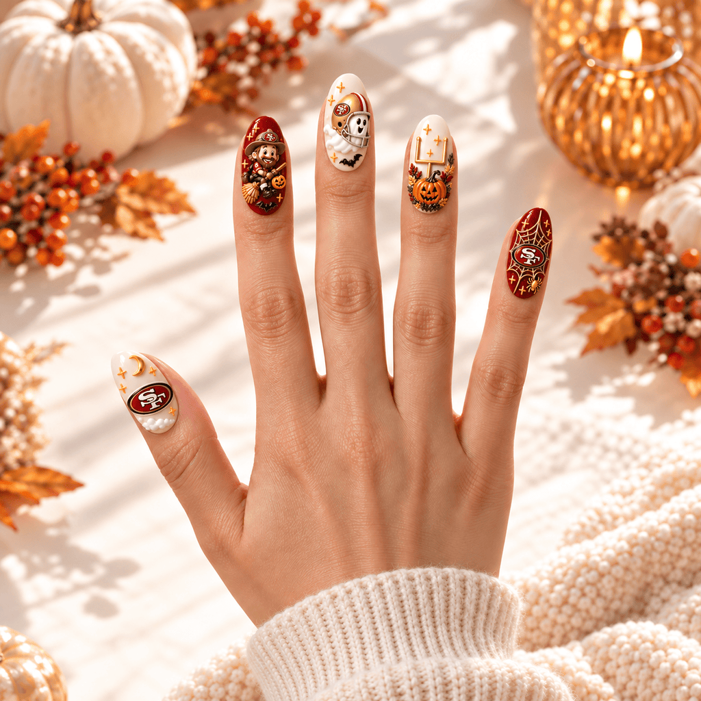 Handmade SF49 Press On Nails TMH