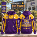 PREMIUM LSU HOODIE COLOR BLOCK TTNL