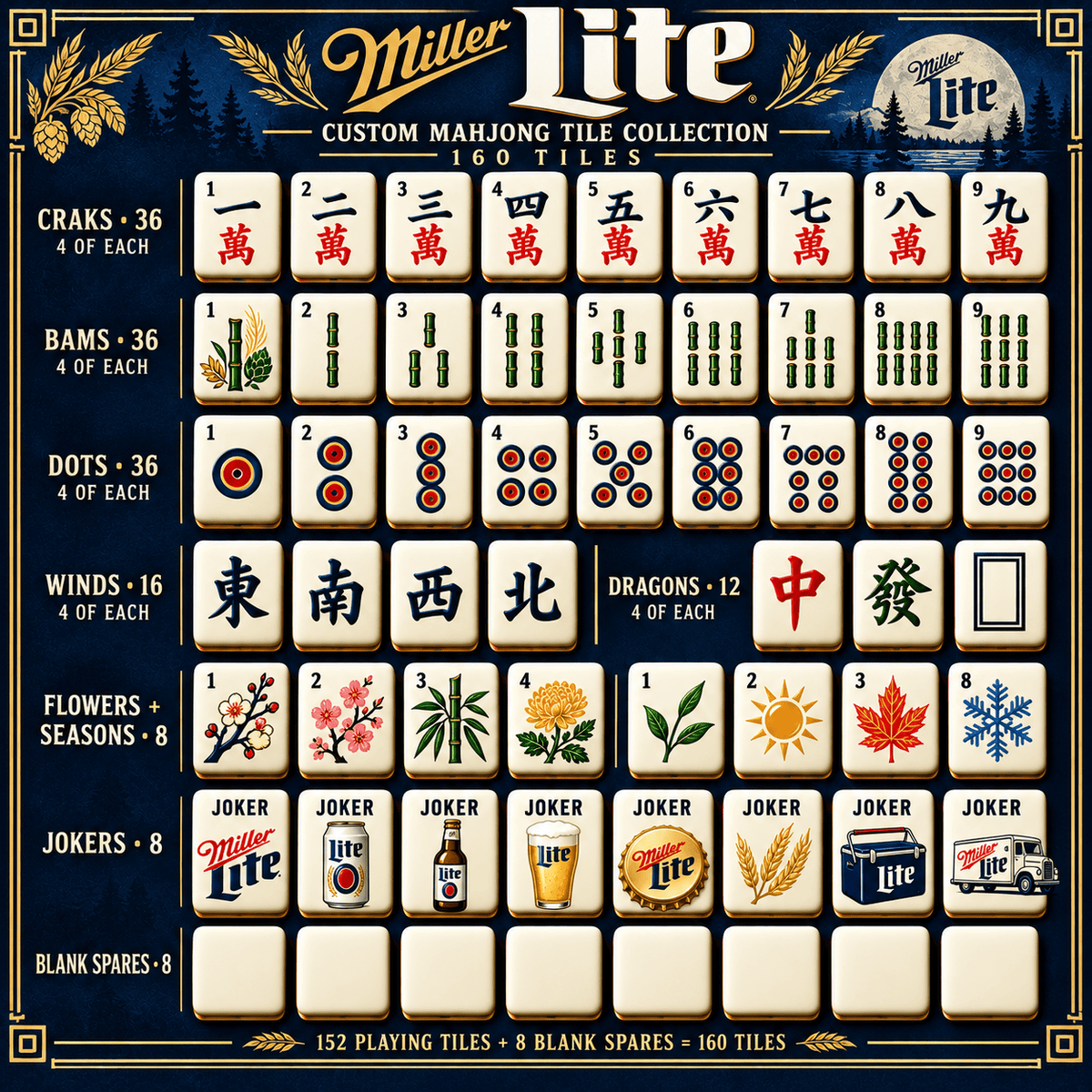 MIL Premium Mahjong Set – Game Night Edition PNPA