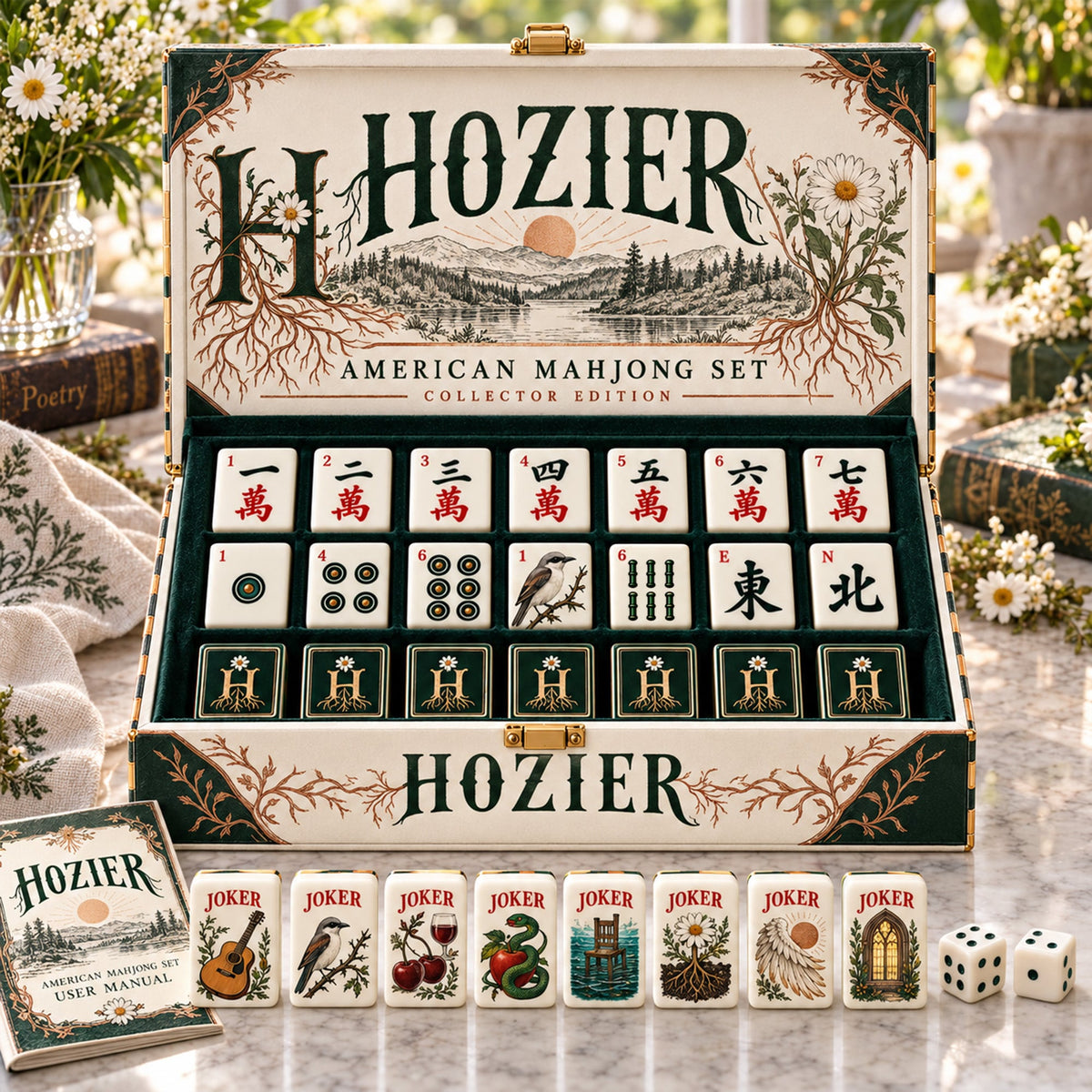 Premium HZR Mahjong Tiles Set TTMH