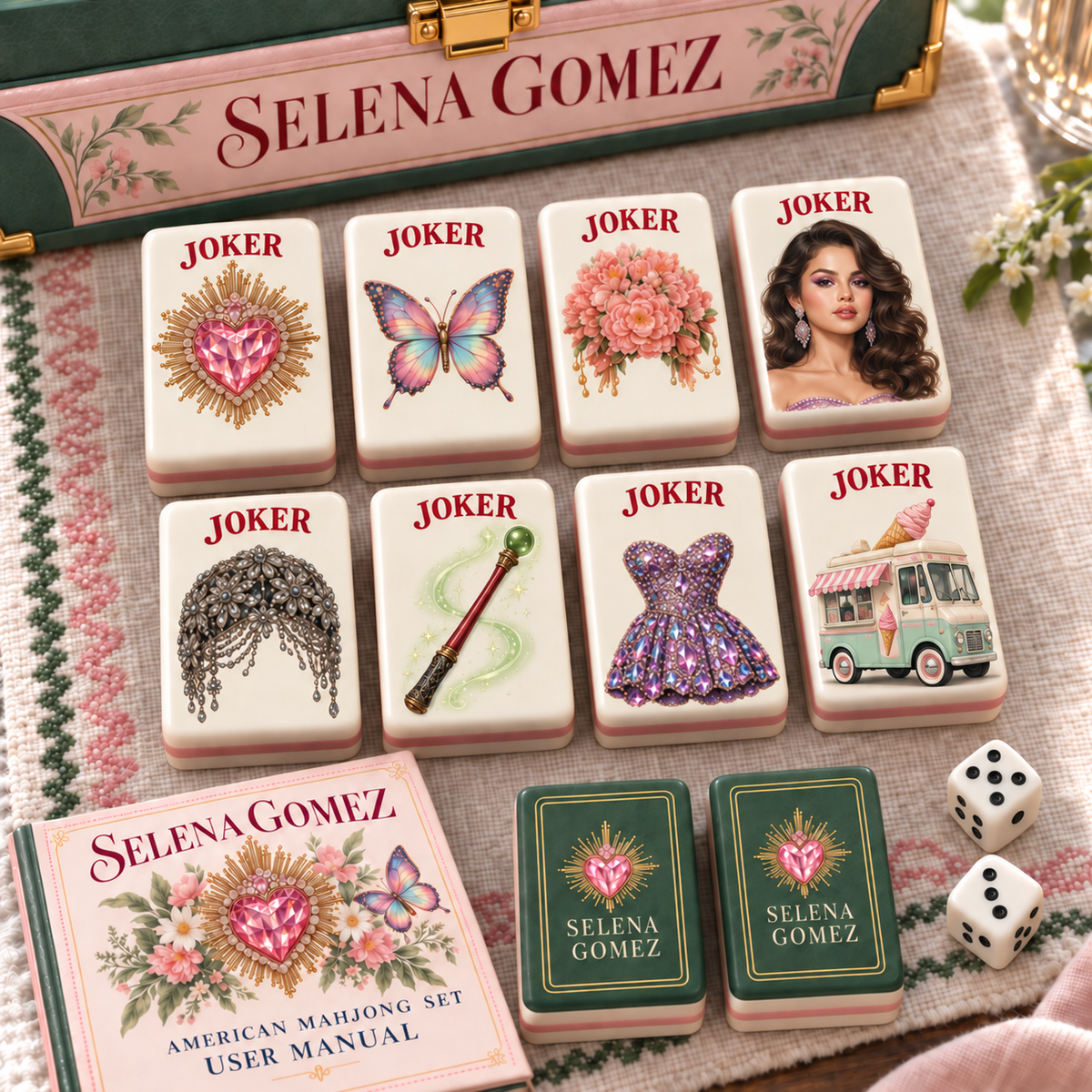 Premium SLNG Mahjong Tiles Set TTMH
