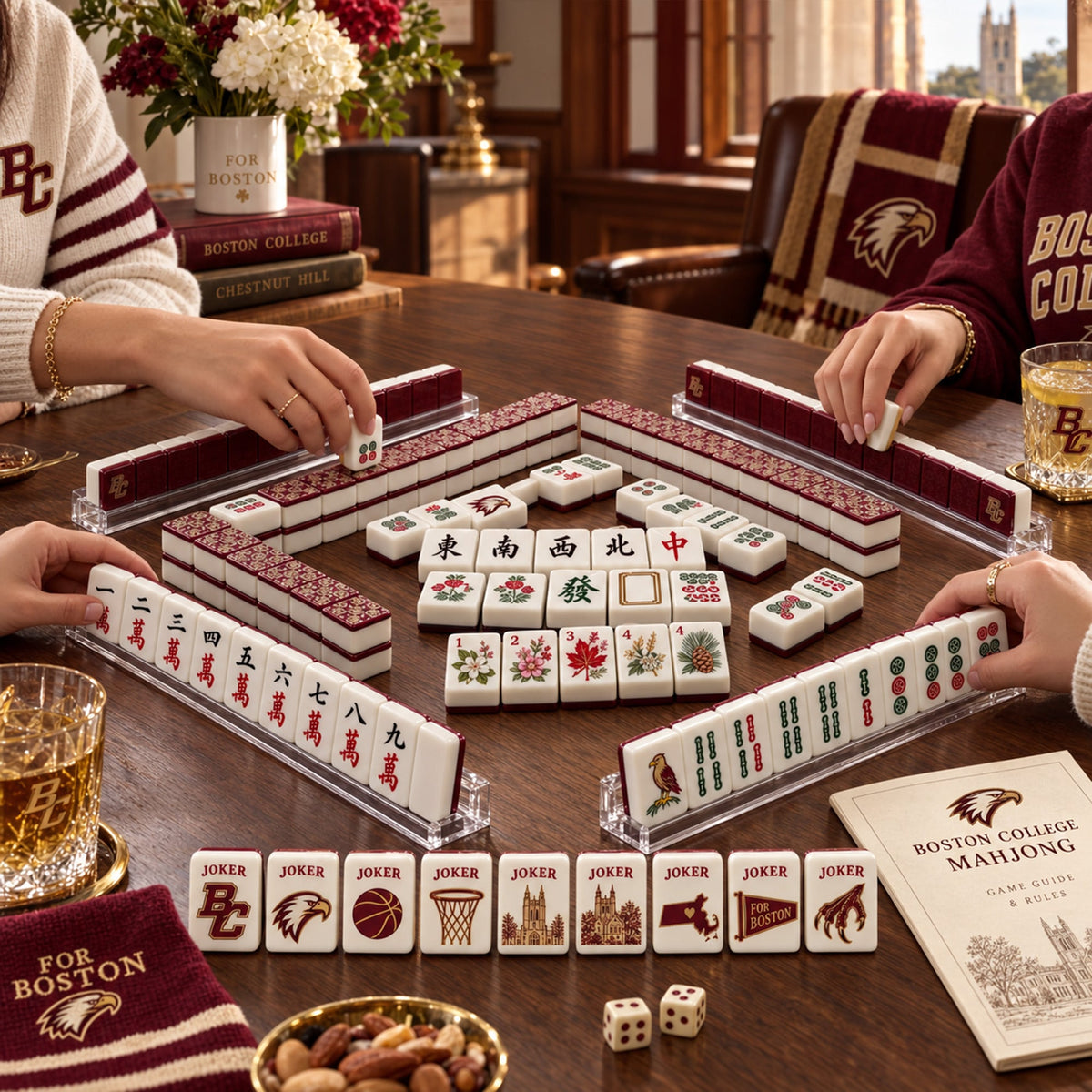Premium BTCE Mahjong Tiles Set TNSM
