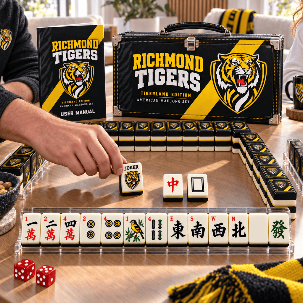 Premium RIC Mahjong Tiles Set PVNA