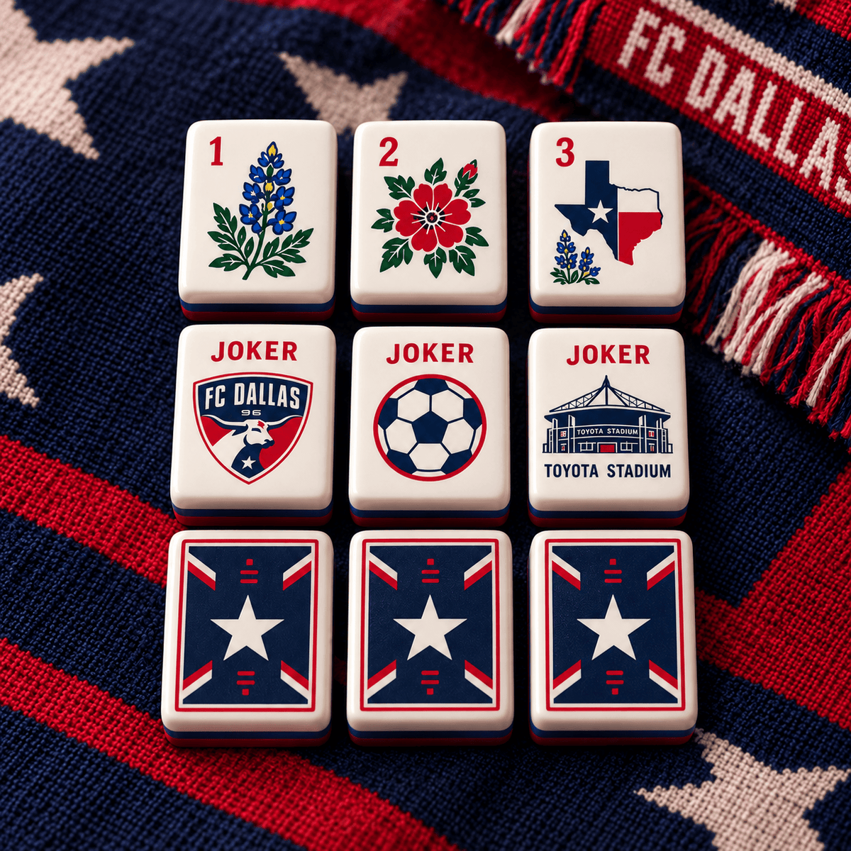 Premium FCDL Mahjong Tiles Set TNSM