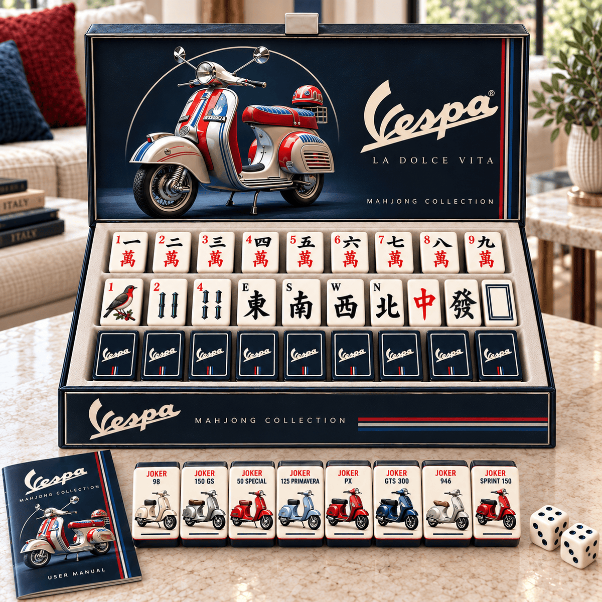 Premium VSP Mahjong Tiles Set TTMH