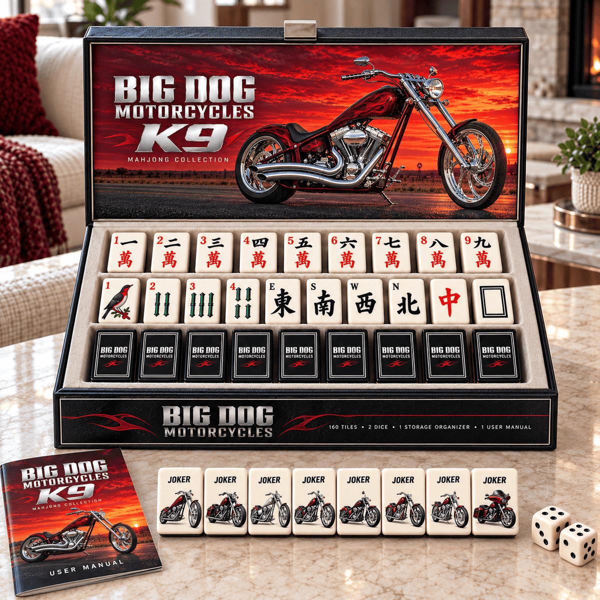 Premium BDM Mahjong Tiles Set TTMH