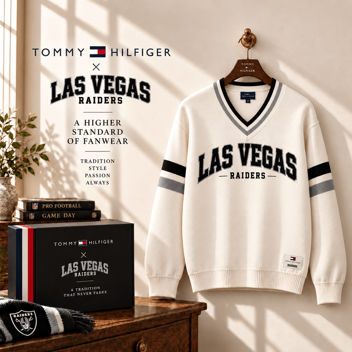 LVR Varsity V-Neck Sweater PNPA