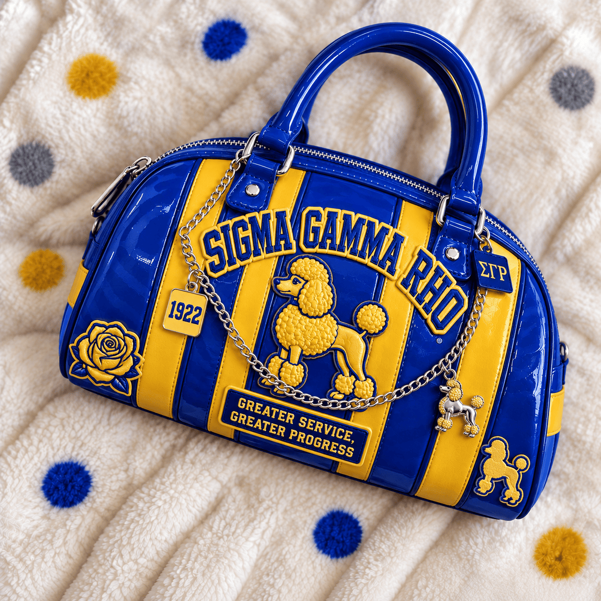 SGRO Patent Leather Handbag NTKO