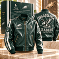 PLDE PREMIUM LEATHER BOMBER JACKET NTNA