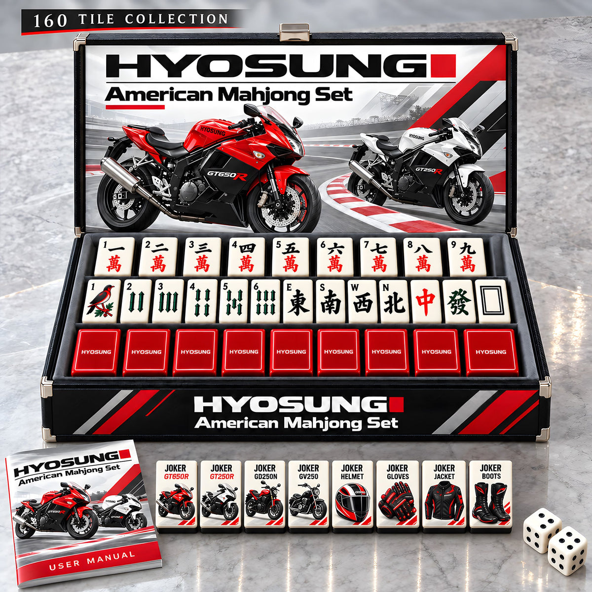 Premium HOS Mahjong Tiles Set TTMH