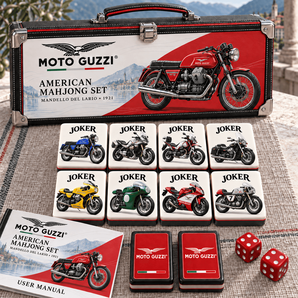 Premium MTGZ Mahjong Tiles Set PVNA