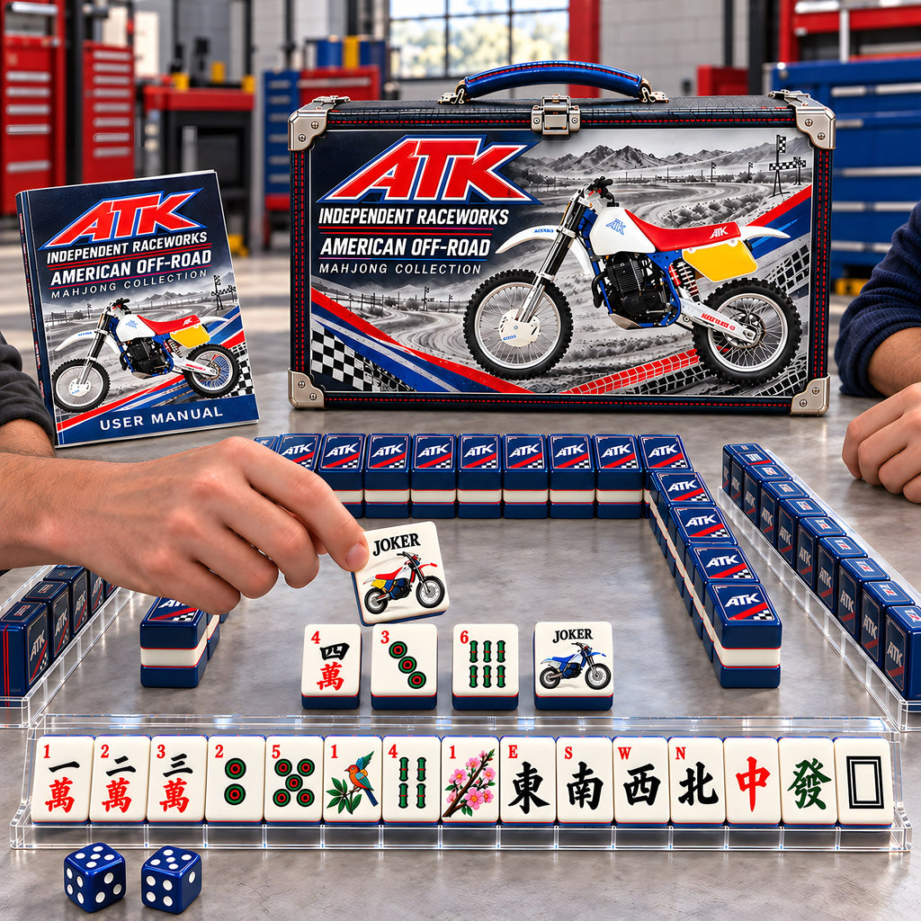 Premium ATK Mahjong Tiles Set PVNA