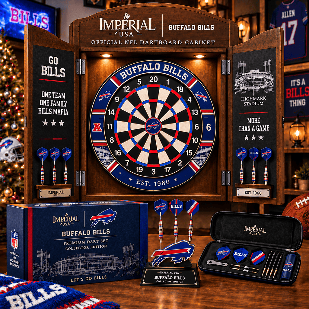 BFBL Premium Dartboard Cabinet Set – Wall-Mounted Dart Game PNPA
